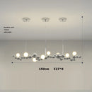 Molecular design LED chandelier trendy lighting 2024 pendant