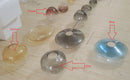 Modern glass pendant light for living room, duplex, hall or staircase