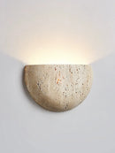 Medieval style retro LED wall lamp in natural stone