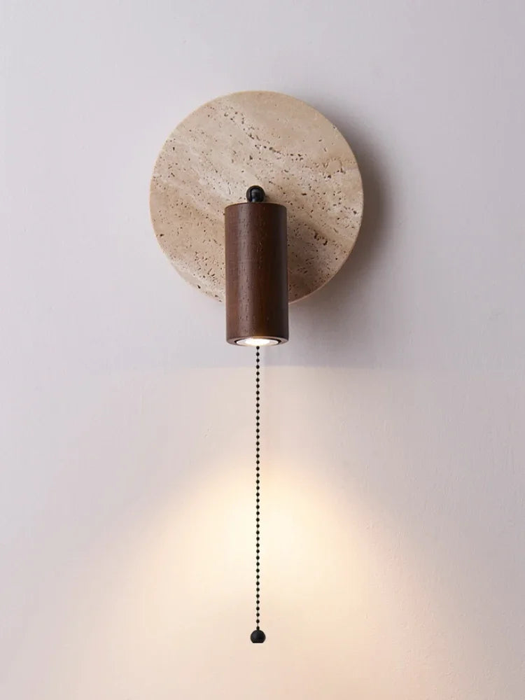 Natural stone spot light with creative retro medieval style