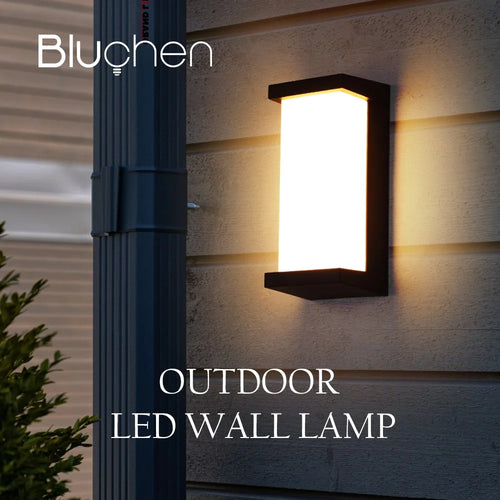 Waterproof outdoor LED wall light for decorative lighting