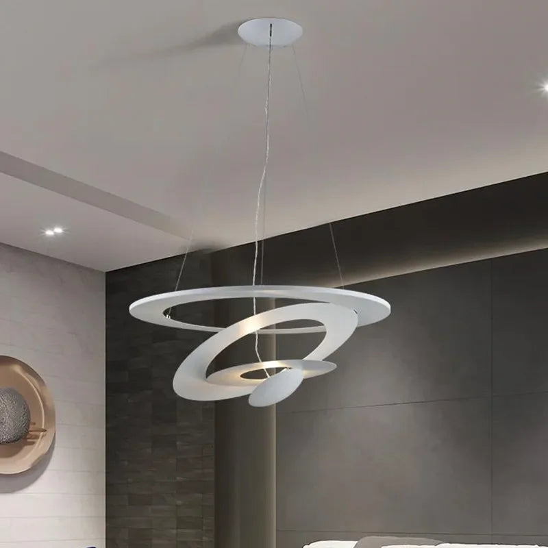 Nordic spiral pendant light for elegant lighting