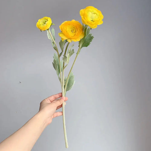 Artificial silk flower bouquet for decoration and photo props - vue 10 sur 12