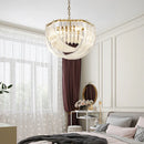 Modern glass LED chandelier for restaurant or hotel
