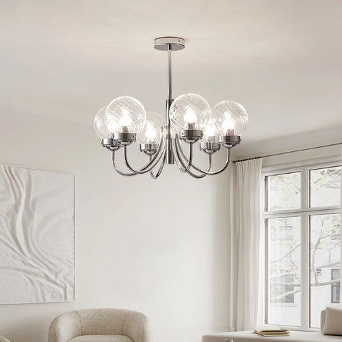 Medieval style art glass chandelier for interior décor - vue 2 sur 8