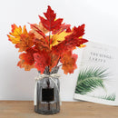 Artificial maple leaves for autumn and Halloween decoration