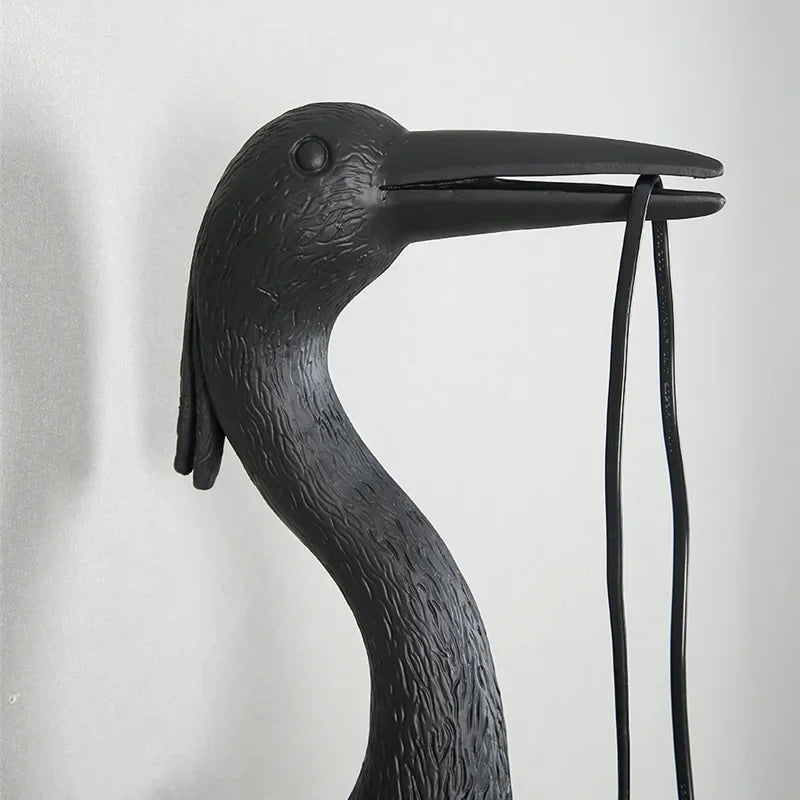 Modern nordic decorative small crane wall light - vue 5 sur 9