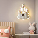 Romantic castle wall light for modern children's bedroom