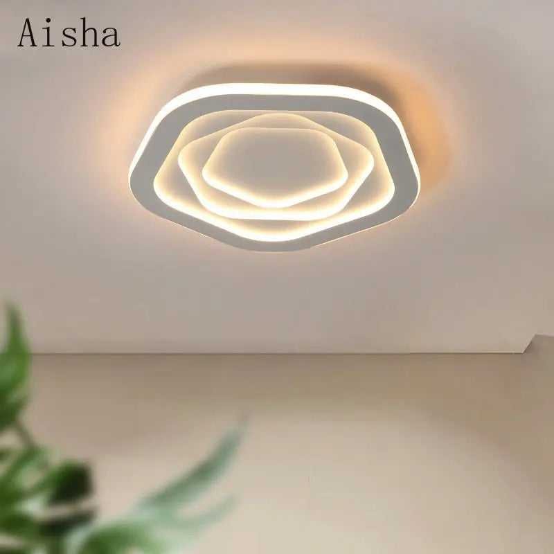 Modern minimalist ultra-slim creative LED ceiling light