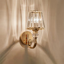 Modern nordic luxury crystal LED wall light