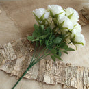 10 artificial flower heads for wedding and festival decoration