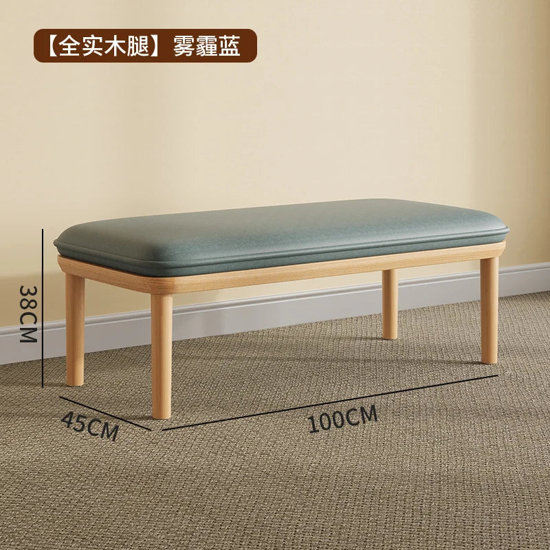 Nordic modern velvet stool unique and space-saving pouf - vue 24 sur 24