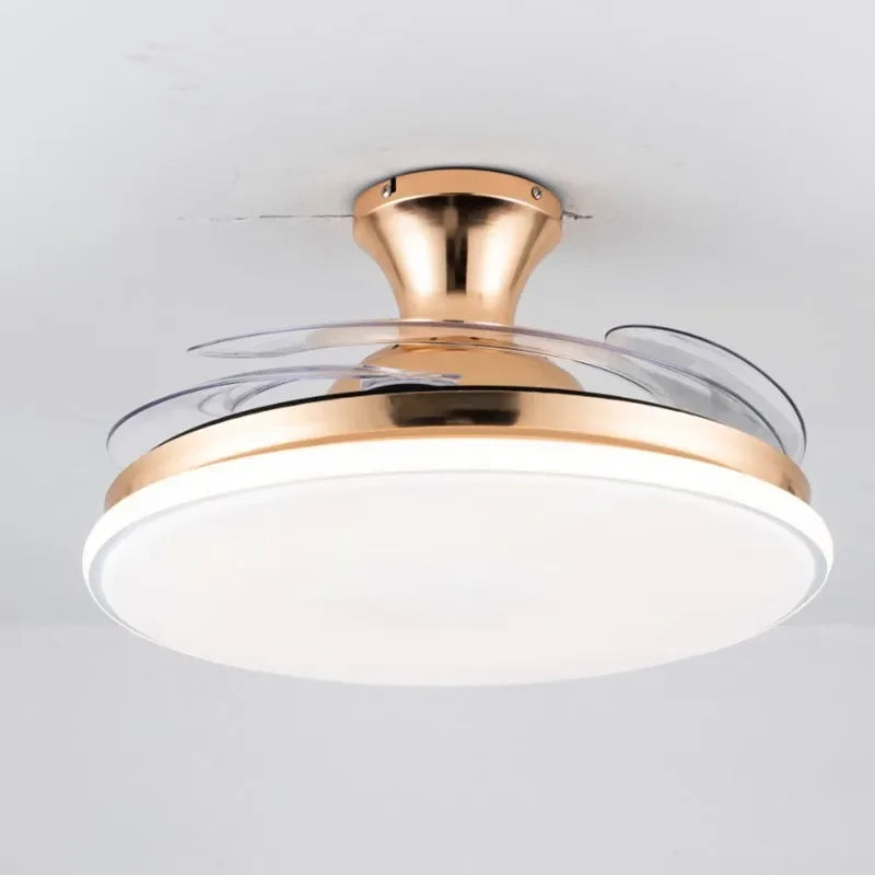 Smart ceiling light with remote control and invisible LED lighting - vue 3 sur 7