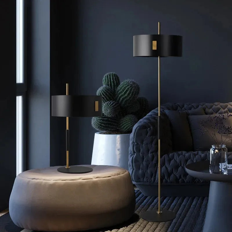 Minimalist floor lamp for reading and interior decoration - vue 4 sur 7