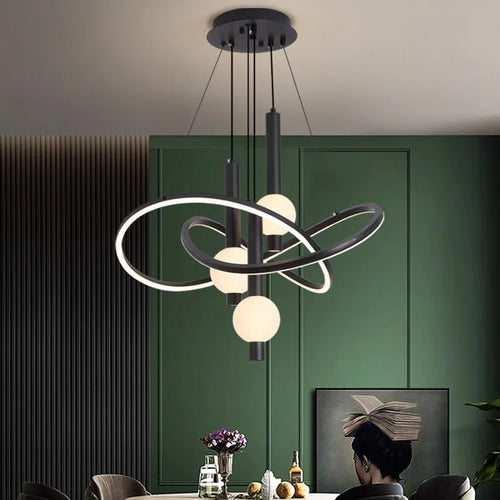 Nordic chandelier pendant lights for indoor lighting - vue 4 sur 8