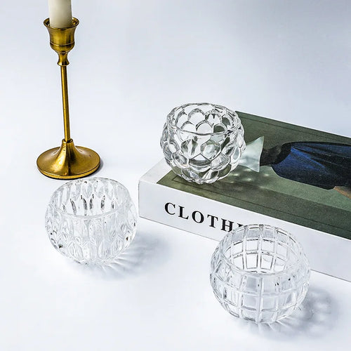 spherical glass pumpkin lamp for craft decorations - vue 5 sur 11
