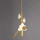 Lotus ceramic wall light for elegant interior decoration