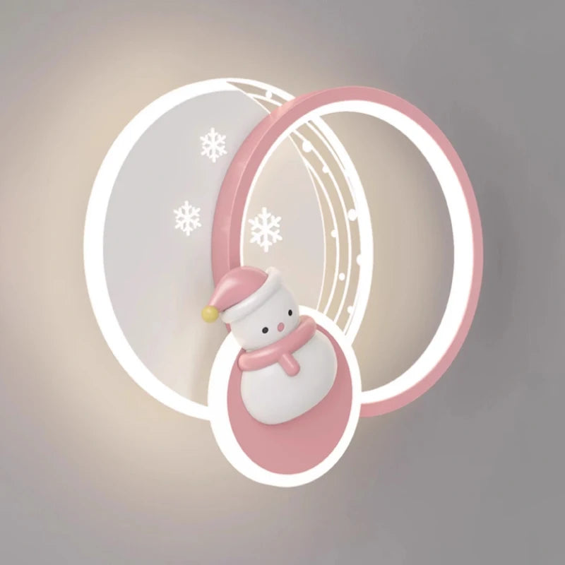 Cute bedside lamp for princess bedroom with pink bow - vue 6 sur 12
