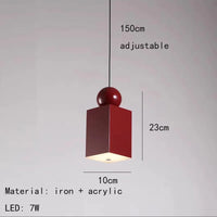 Adjustable metal wire pendant light for various indoor spaces