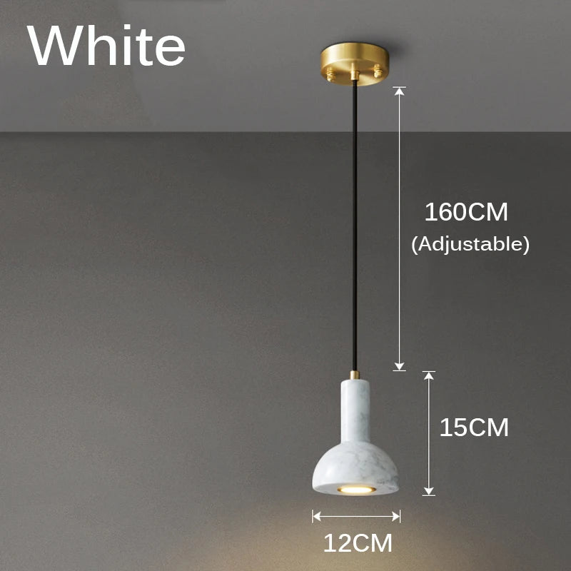 Creative retro pendant lamp in flashlight shape - vue 8 sur 8