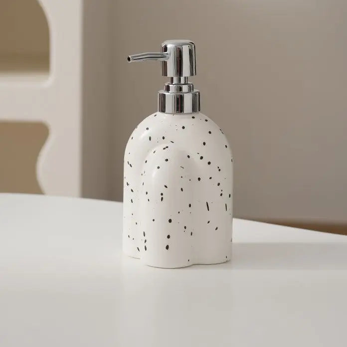 Portable ceramic soap dispenser for shampoo and water - vue 7 sur 21