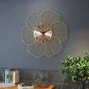 designer metal wall clock for a modern and refined interior