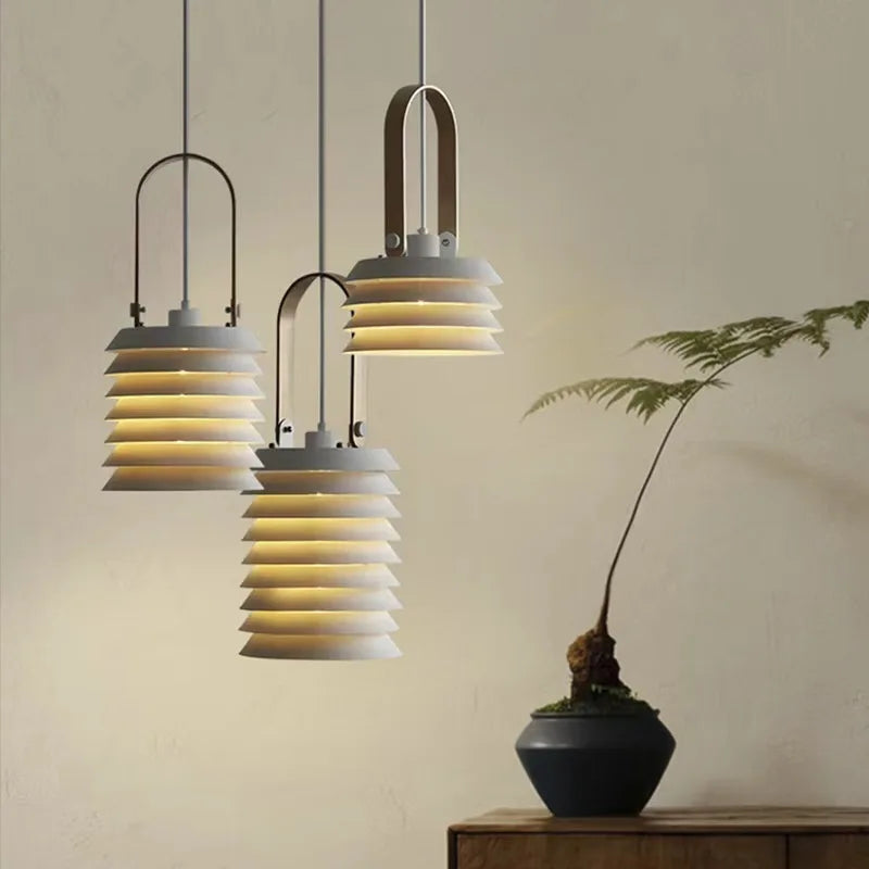 Minimalist nordic chandelier for elegant interiors