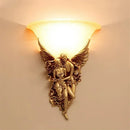 Nordic resin wall light with retro European style