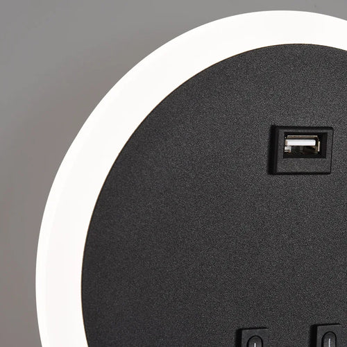 modern led wall light with usb port for mood lighting - vue 7 sur 8