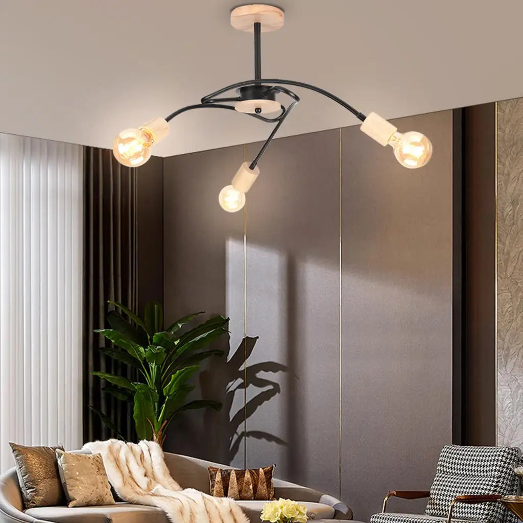 Modern sputnik chandelier industrial style for elegant interiors