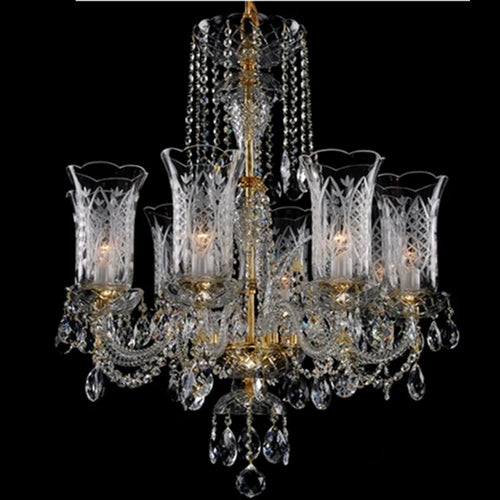 Crystal chandeliers for creative lighting in halls - vue 3 sur 9