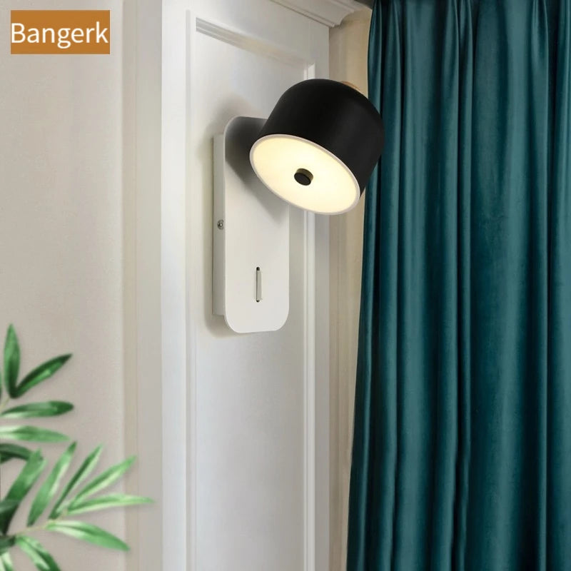 Nordic rotating wall light with LED switch - vue 4 sur 15