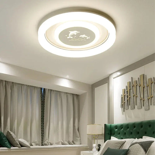 Modern LED ceiling light for elegant and bright interior decor - vue 4 sur 14