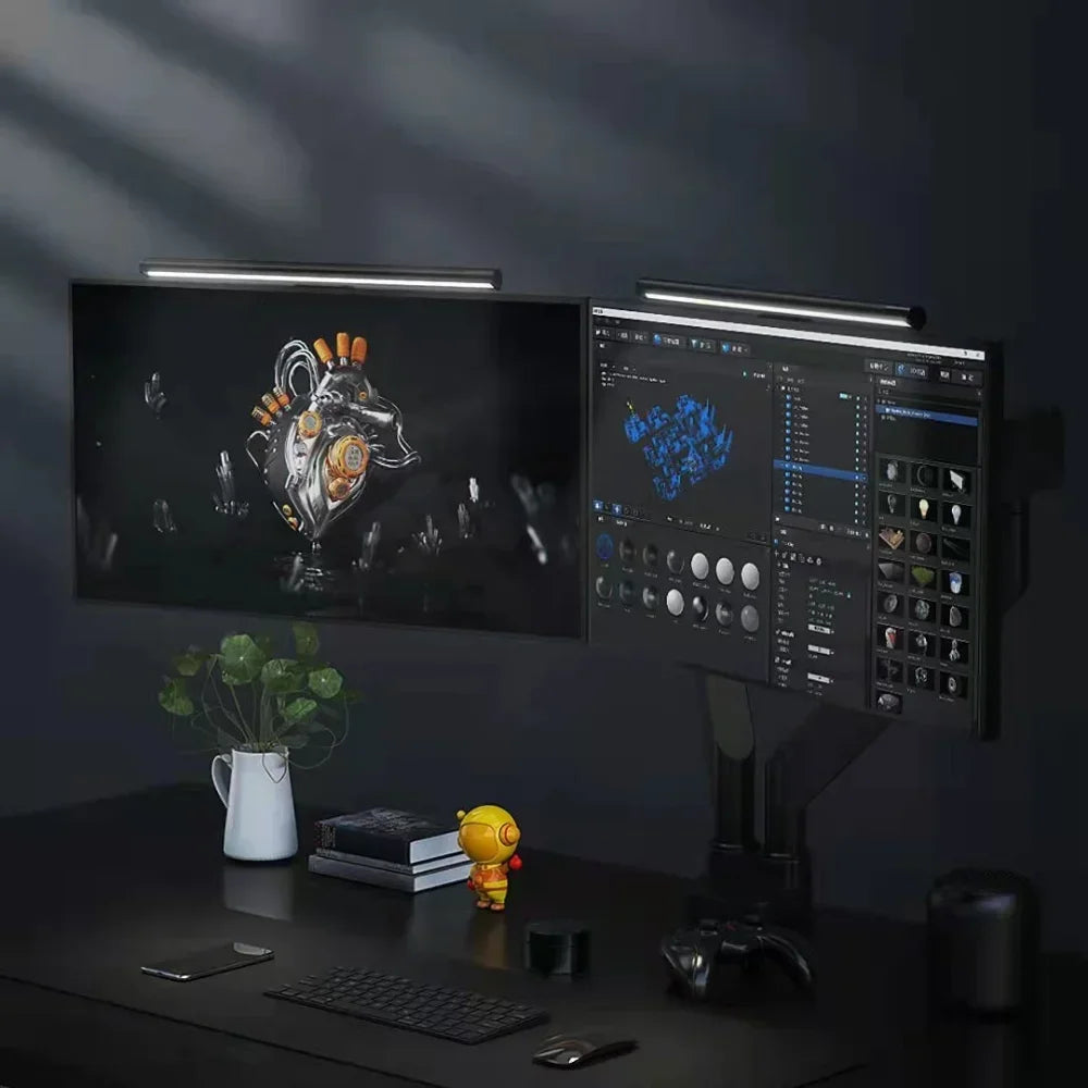 Lymax wireless desktop lamp eye protection light bar