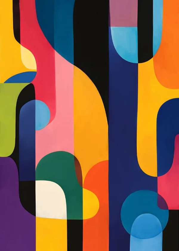 Abstract painting for aesthetic wall decoration