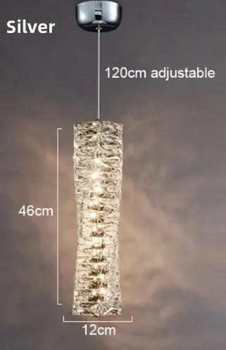 Modern crystal wall light with LED for indoor use - vue 12 sur 18
