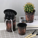 retro resin flower pot for hydroponics