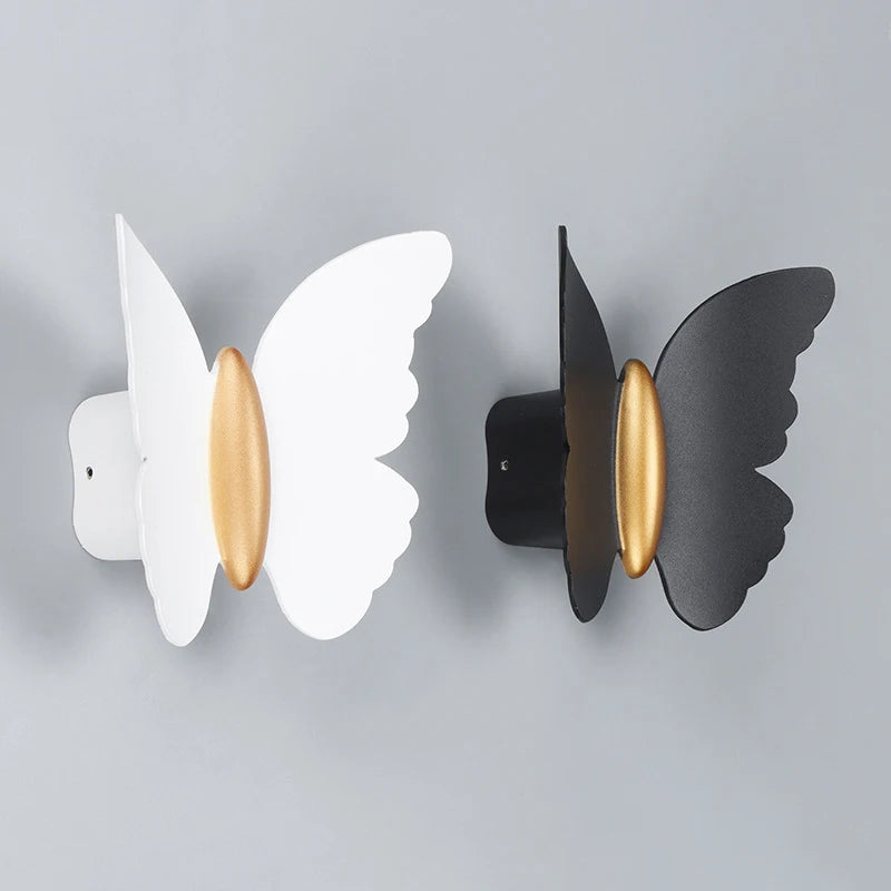 LED outdoor butterfly wall light