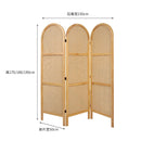 mobile japanese style folding rattan screen