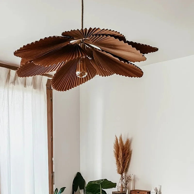 Wabi Sabi paper ceiling light for modern interiors - vue 5 sur 8