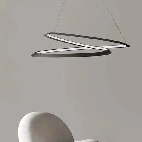 Modern LED pendant chandelier decorative indoor light - vue 5 sur 8