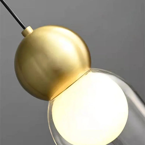 suspension moderne en verre pour décoration intérieure - vue 6 sur 10