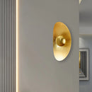 Retro copper lotus wall light for creative interior decor