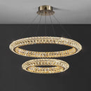 Modern gold crystal chandelier for elegant interiors