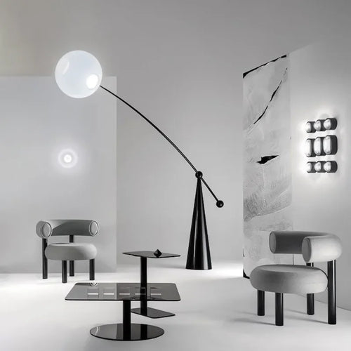 Nordic remote floor lamp modern design for interior decoration - vue 2 sur 8