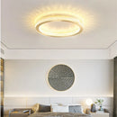 Minimalist crystal Nordic ceiling light for elegant interiors