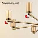 Modern adjustable iron satellite-style chandelier for decoration