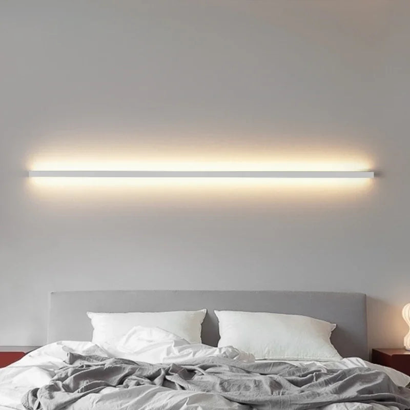 Modern LED wall light with dimmer switch for decor