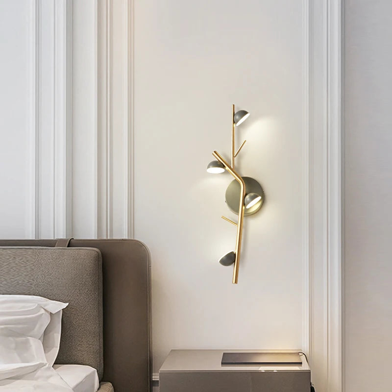 Modern and creative LED wall light for indoor decoration