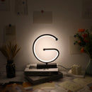 Creative G-shaped USB lamp for interior decoration